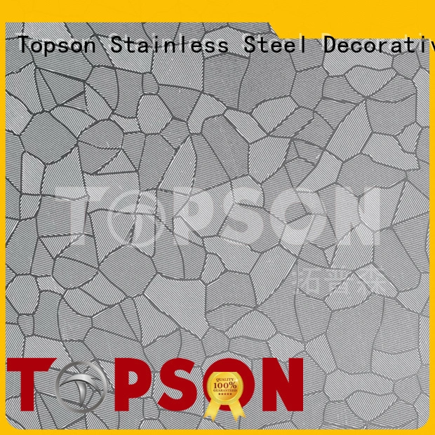 Topson magnificent mirror polished stainless steel sheet factory for floor 1