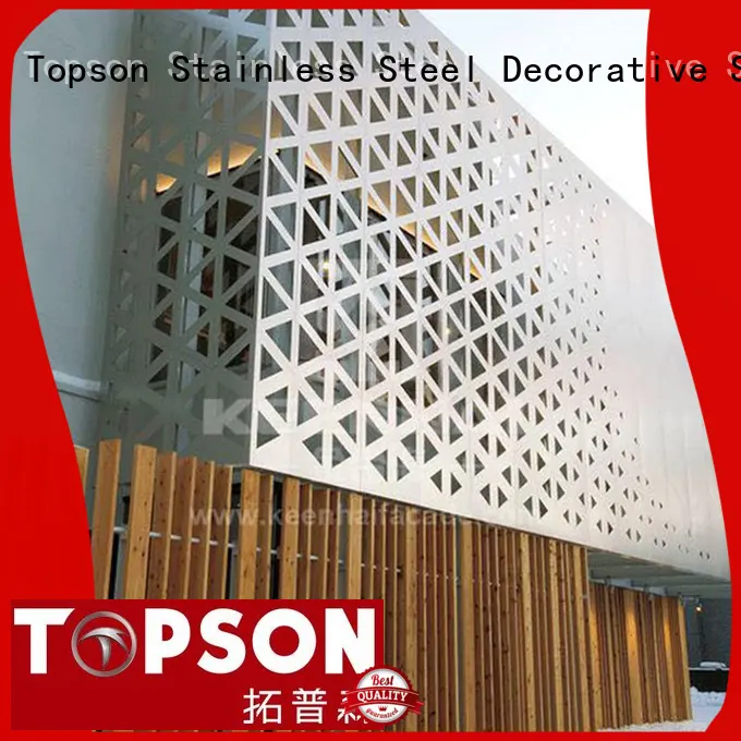 Topson mashrabiyamashrabiya metal screen panels for business for protection 1