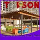 stain resistance pergola aluminium fixed for hotel 1
