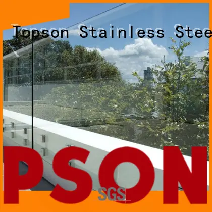 Topson stable glass guardrail systems for TV wall 1