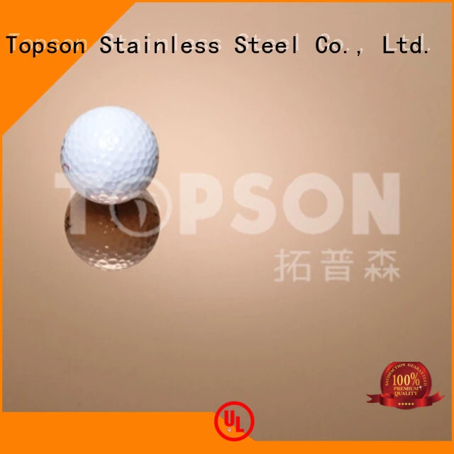Topson gorgeous mirror stainless steel sheet for business for elevator for escalator decoration 1