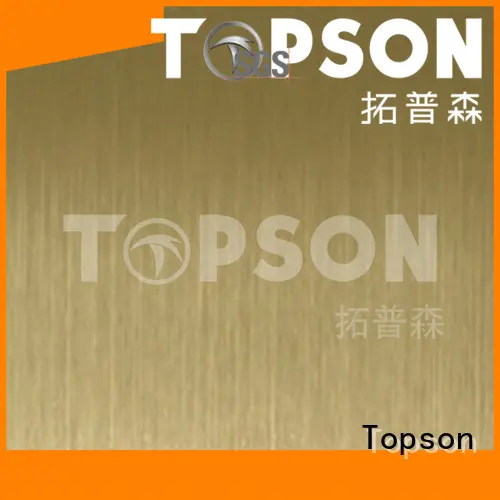 Topson stable stainless steel plate suppliers factory for handrail 1
