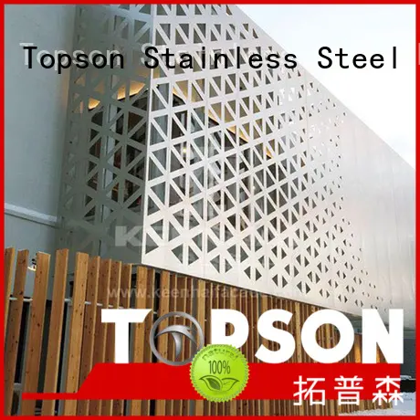 Topson mesh perforated mesh screen from china for landscape architecture 1