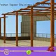 durable aluminum louvered pergola pergolaaluminum China for resort 1