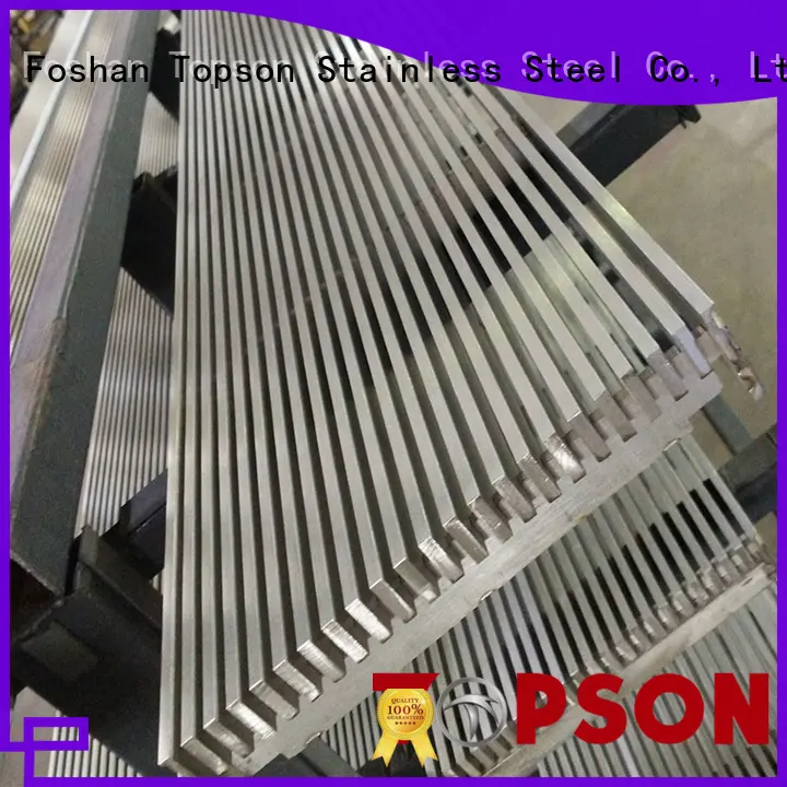 Topson elegant stainless steel grating suppliers Supply for room 1