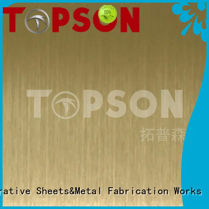 Topson Custom mirror stainless steel sheet for elevator for escalator decoration 1