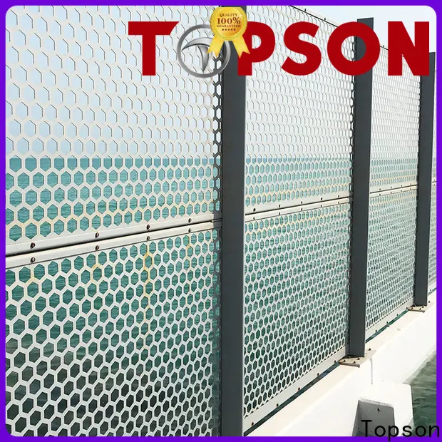 Topson chain decorative metal screen panels company for landscape architecture 1