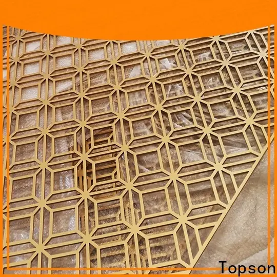 Topson reliable decorative metal screen Suppliers for building faced 1