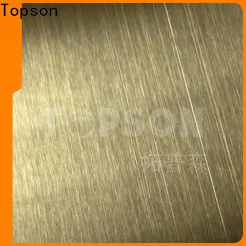 Topson antique black stainless steel sheet metal factory for kitchen 1