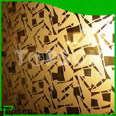 Topson luxurious stainless steel plate suppliers company for floor 1