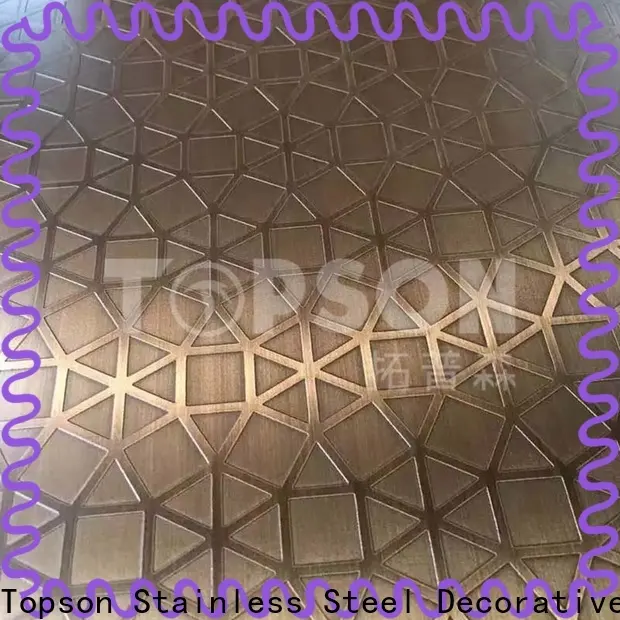 Topson sheetdecorative stainless steel sheet metal suppliers for business for elevator for escalator decoration 1