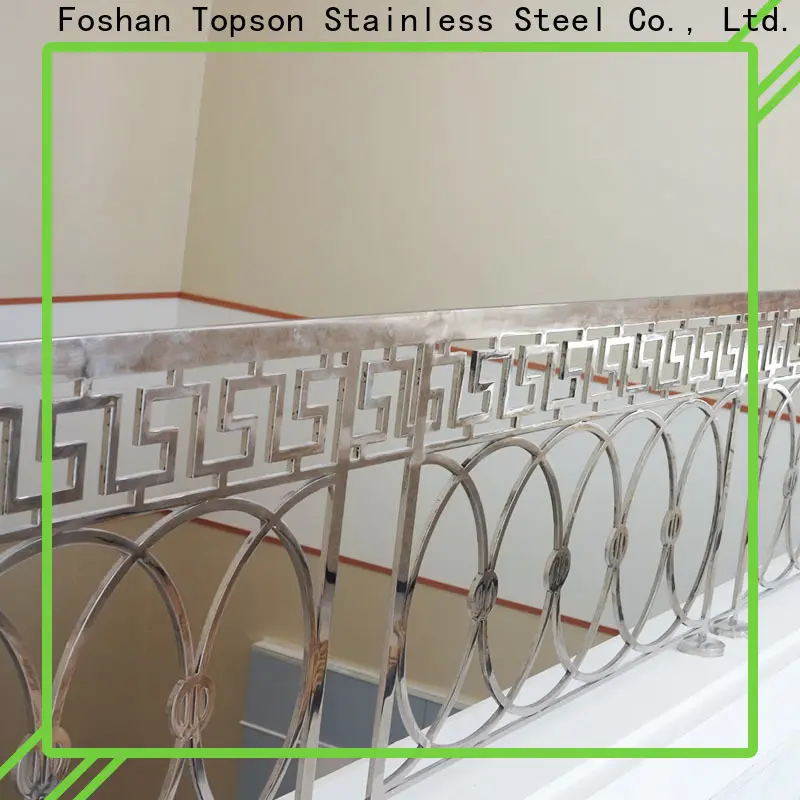 Topson curved glass and steel staircase railing company for building 1