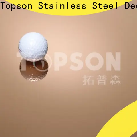 Topson blasted decorative steel sheet metal factory for floor 1
