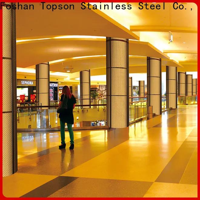 Topson elevator stainless steel wall cladding joining strip factory price for wall 1