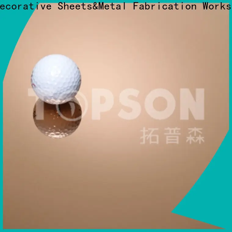 Topson Custom stainless steel sheet metal manufacturers Suppliers for interior wall decoration 1