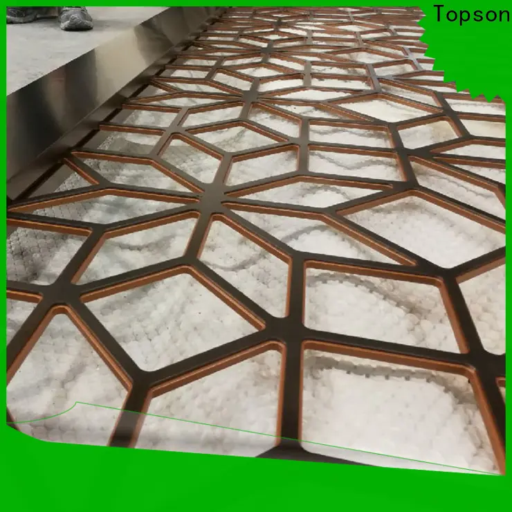 Custom laser cutting designs graphic designs meshperforated factory for exterior decoration 1