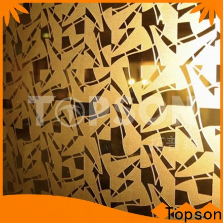 Topson Custom polished stainless steel sheet metal Supply for partition screens 1