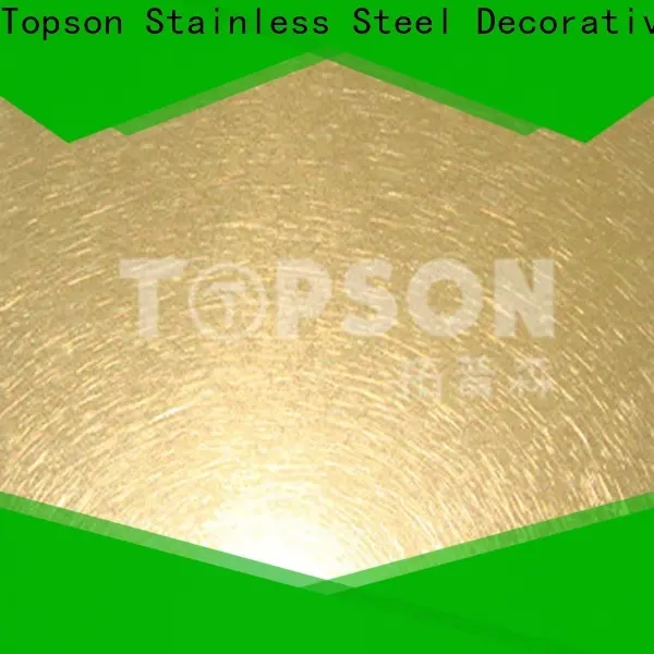 Topson New stainless steel sheets manufacturers company for vanity cabinet decoration 1