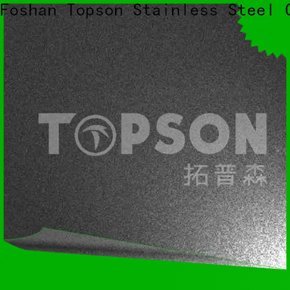 Topson brushed stainless steel metal sheet prices company for elevator for escalator decoration 1