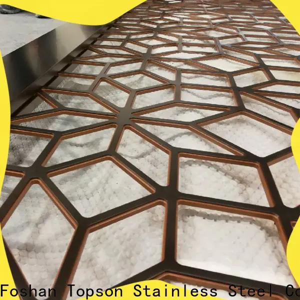 Topson steel perforated metal screen wall factory for building faced 1
