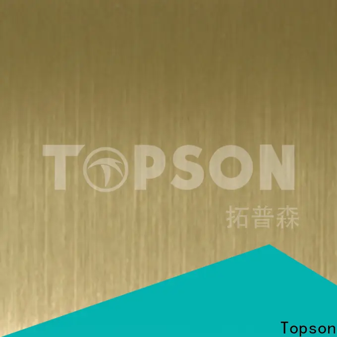 Topson durable polished stainless steel sheet metal Suppliers for furniture 1