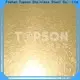 Topson stable embossed stainless sheet for vanity cabinet decoration 1