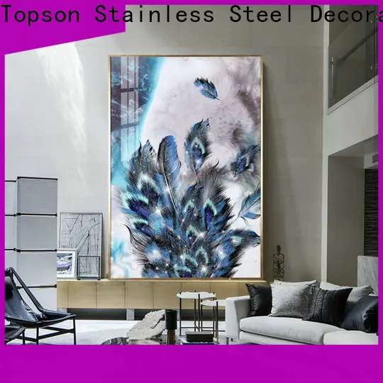 Topson parition exterior glass guardrail from wholesale for TV wall 1