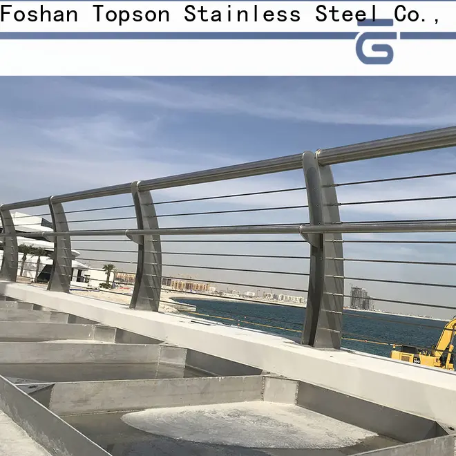 Topson handrail stainless steel pipe handrail factory for tower 1