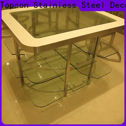 Topson marblestainless coloured metal garden table and chairs Suppliers for kitchen cabinet for bathroom cabinet decoratioin 1