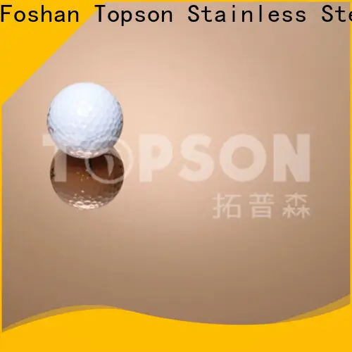 Topson hairline decorative stainless steel sheet China for interior wall decoration 1