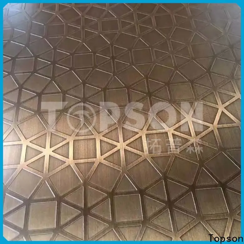Topson sheetdecorative stainless steel etching sheet manufacturers for floor 1