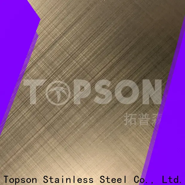 Topson cross decorative stainless steel sheet suppliers Suppliers for kitchen 1