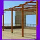Topson high-density pergola aluminum frame factory for backyard 1
