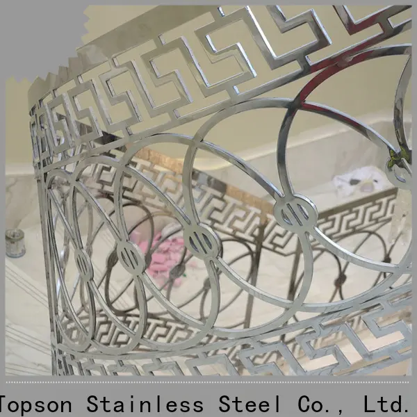Topson curved steel cable guardrail manufacturers for hotel 1