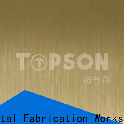 Topson color stainless steel sheet metal Suppliers for elevator for escalator decoration 1