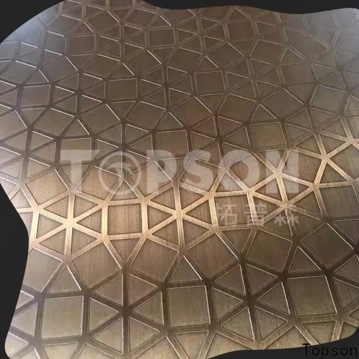 Topson Best stainless steel sheet metal manufacturers for interior wall decoration 1