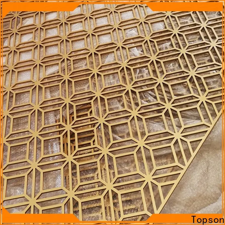 Topson mesh decorative metal mesh screen from china for landscape architecture 1