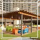 Topson aluminium steel pergola prices Supply for hotel 1