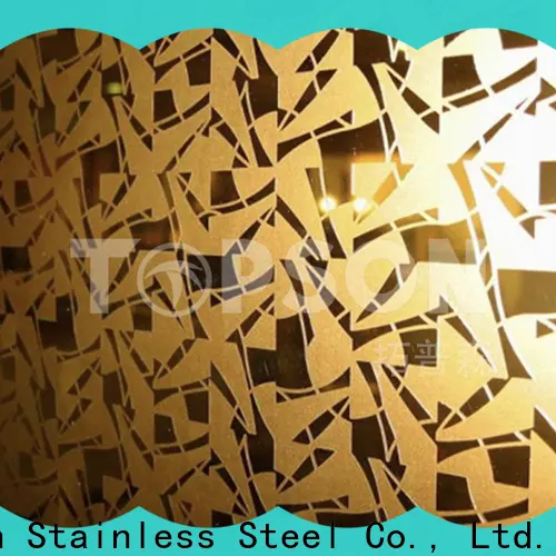 Custom coloured stainless steel sheet suppliers mirror China for partition screens 1