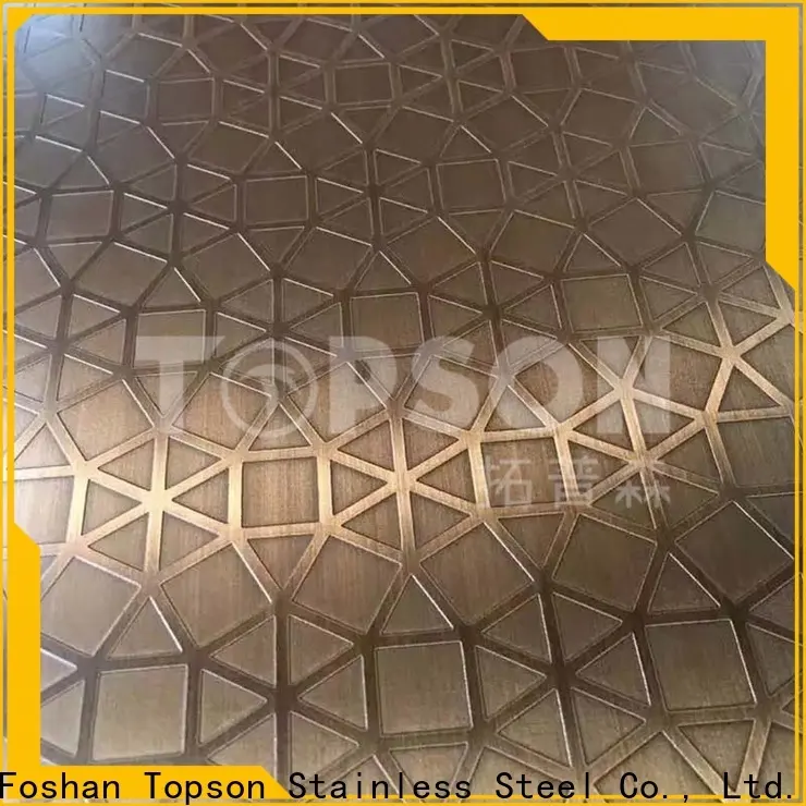 Topson etching decor stainless steel company for kitchen 1
