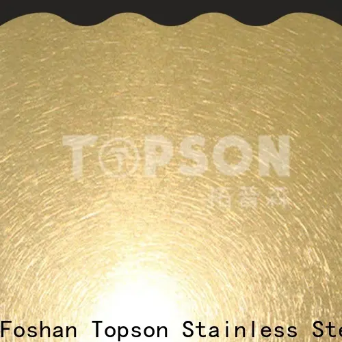 Topson material polished stainless steel sheet price for business for furniture 1
