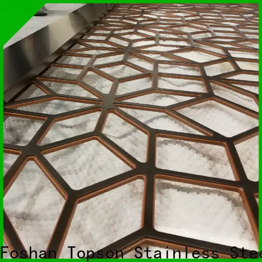 Topson mesh outdoor metal garden screens for business for landscape architecture 1