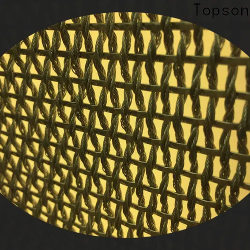 Topson steel perforated metal screen panels in china for landscape architecture 1