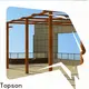 Topson manufactured aluminum pergola kits sale company for garden 1