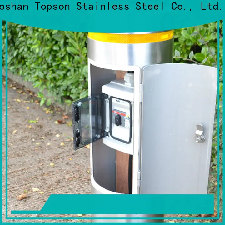 Topson stainless bollards for sale for mall 1