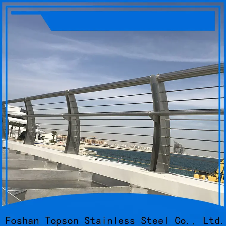 Topson railings stainless deck cable for office 1