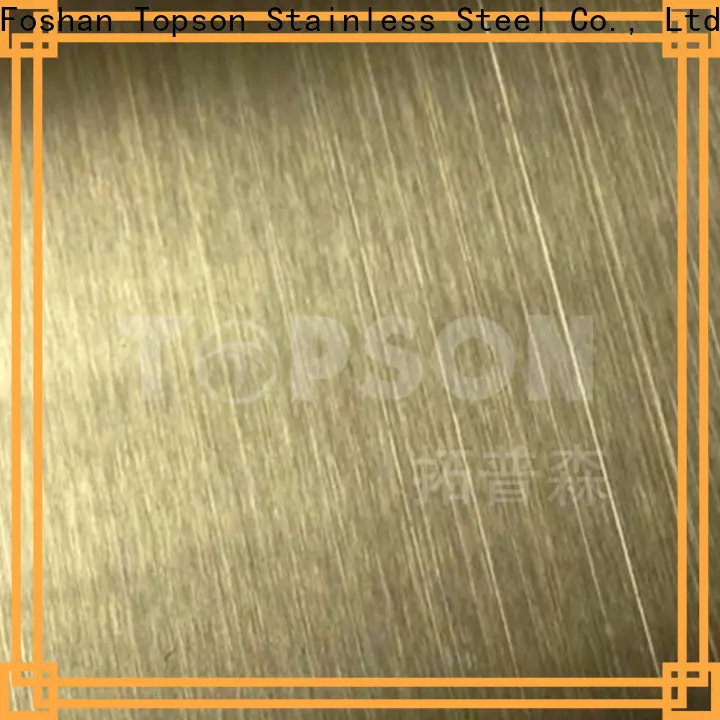 Topson mirror etched design stainless steel sheet manufacturers for floor 1