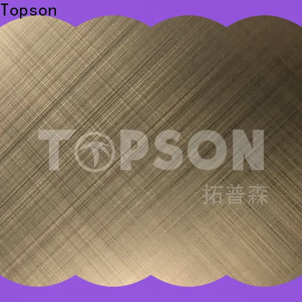 Topson stainless steel plate decoration factory for handrail 1