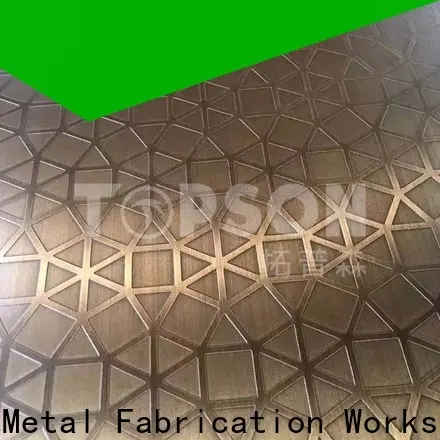 Custom decorative steel panels for walls etching for floor 1