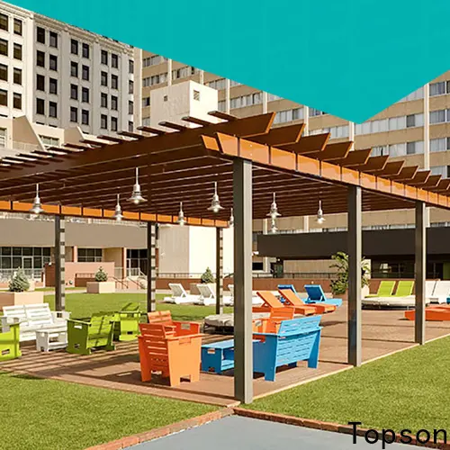 High-quality garden pagoda designs wooden powder manufacturers for resort 1